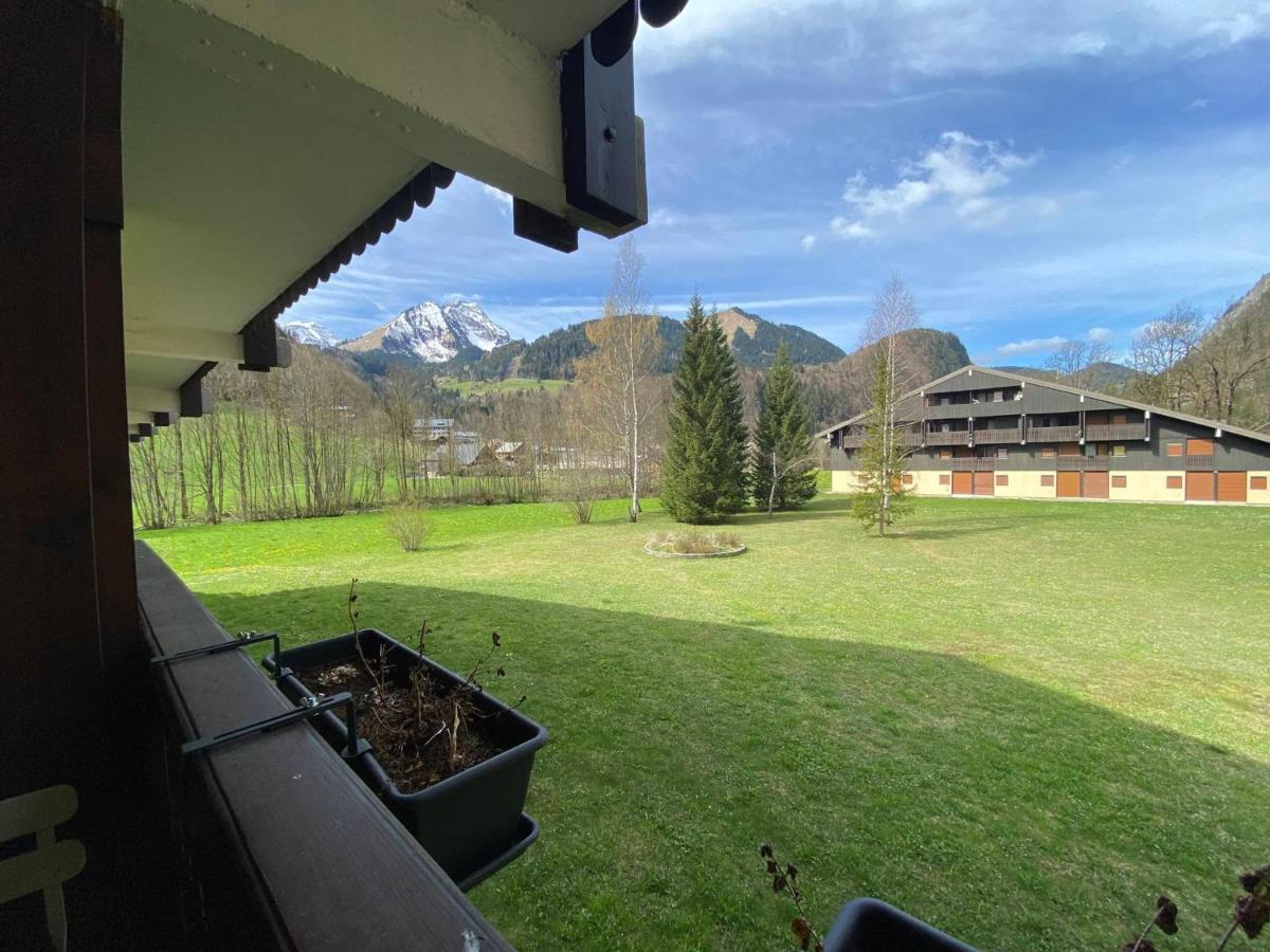 Charmant Studio Avec Balcon Sud, Au Calme Et Proche Du Centre D'Abondance - Fr-1-692-84 מראה חיצוני תמונה